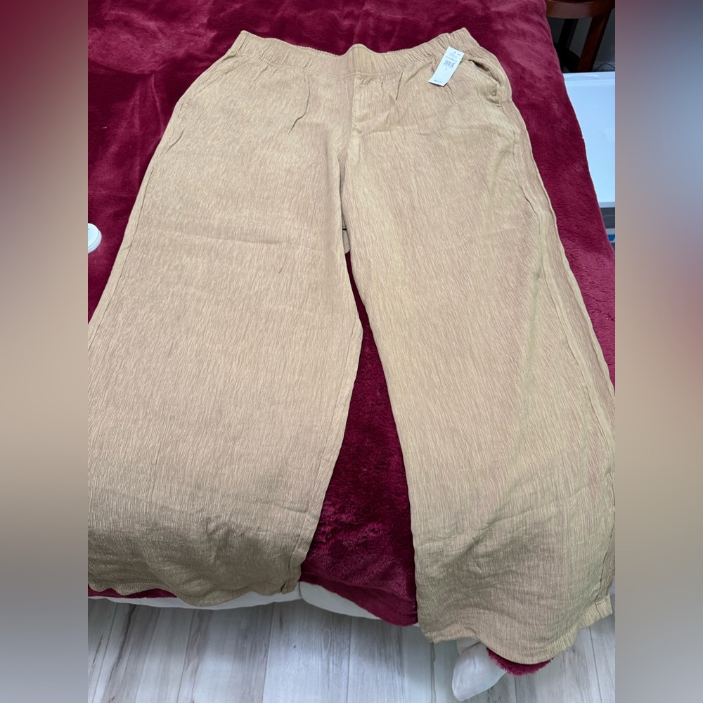 NWT crinkle GAP wide leg Pant